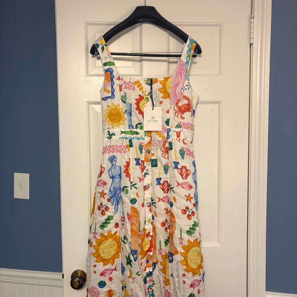 Reverie Darcy Dress in La Dolce Vita Print - Picture 9 of 9